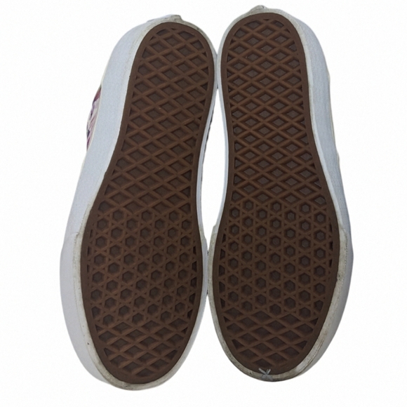 Vans | Doheny Pink Floral Paradise Platform Sneakers Women's Size 6 - Picture 9 of 9